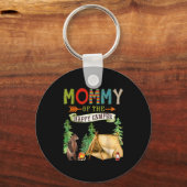 Mommy Of The Happy Camper First Birthday Camng Schlüsselanhänger (Vorderseite)