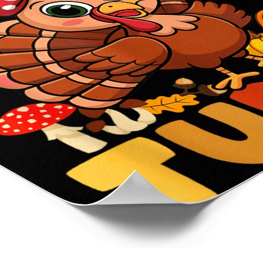 Mommy Of The Little Turkey Thanksgiving Baby Showe Poster (Ecke)