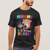 Mommy Of The Shark Birthday Family Matching Birthd T-Shirt (Vorderseite)