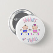 Mommy of Twins Button (Vorne & Hinten)