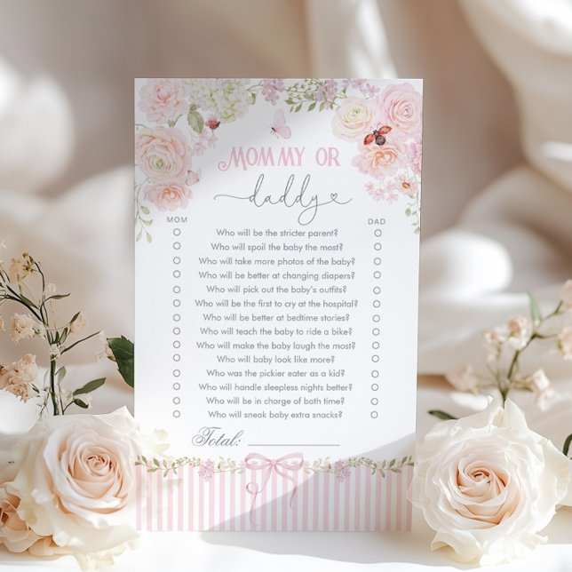 Mommy or Daddy Love Bug Baby Shower Game (Von Creator hochgeladen)