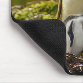 Mommy Penguin und Babys Mousepad (Ecke)