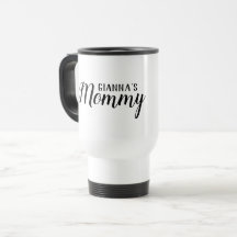 Mommy Personalisiert White