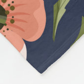 Mommy Personalisierte Blume Muster FotoCollage Fleecedecke (Ecke)