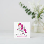 Mommy Play Date Playdate Business Calling Cards Quadratische Visitenkarte (Stehend Vorderseite)