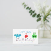 Mommy Play Date Playdate Business Calling Cards Visitenkarte (Stehend Vorderseite)