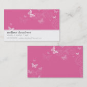 MOMMY PLAYDATE KONTAKT niedlicher moderner rosa Sc Telefonnummerkarte (Vorne/Hinten)