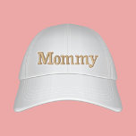 Mommy Preppy Off White Text bestickt Bestickte Baseballkappe<br><div class="desc">Einfache neutrale Farben. Trendy Typografie. Kaufen Sie einen für die Junge Mutter in Ihrem Leben.</div>