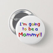 Mommy Primary Colors Button (Vorne & Hinten)