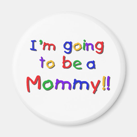 Mommy Primary Colors Magnet (Vorne)