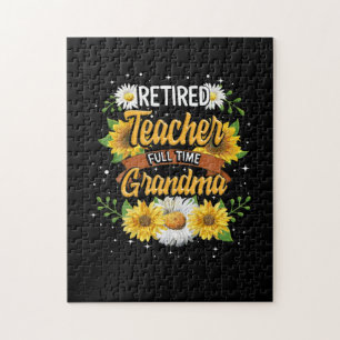 Mommy Remüde Lehrerin Vollzeit Großmutter Rente Puzzle