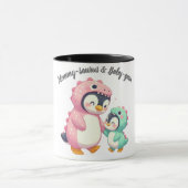 Mommy-Saurus & Baby-Guin-Tasse Tasse (Zentrum)