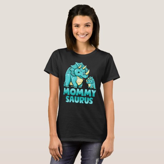 Mommy Saurus Funny Mommysaurus Dinosaur Graphic T-Shirt (Vorne ganz)