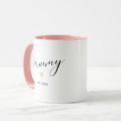 Mommy Script Etablierte Mama Geschenk Tasse (Vorderseite Links)