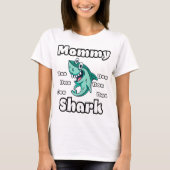 Mommy Shark Funny T - Shirt Design (Vorderseite)