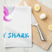 Mommy Shark Geschirrtuch (Viertel Falte)