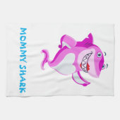 Mommy Shark Geschirrtuch (Horizontal)