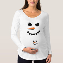 Mommy Snowman und Baby Snowman Cute Festive