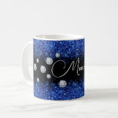 Mommy Sparkling Glitzer Coffee Cup Kaffeetasse (Vorderseite Links)
