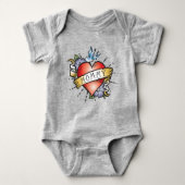 Mommy Tattoo Baby Strampler (Vorderseite)