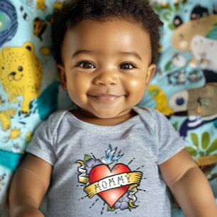 Mommy Tattoo Baby Strampler