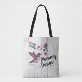 Mommy Things, Hummingbird Tote Bag Tasche (Vorderseite)