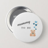 Mommy To Be Baby Shower Button (Vorne & Hinten)