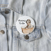 Mommy to be Baby Shower Button (Beispiel)