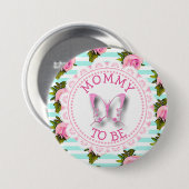 Mommy to Be Baby Shower Button (Vorne & Hinten)