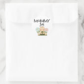 MOMMY TO BE/Bee Runder Aufkleber (Tasche)