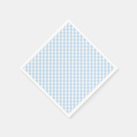 Mommy to be blue white gingham Baby Dusche Dekorat Serviette (Ecke)