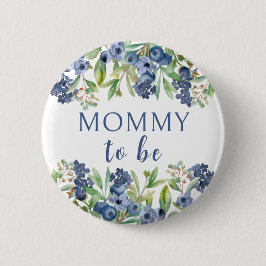 Mommy to be Blueberry Baby Duschknopf Button