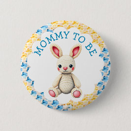 Mommy to Be | Boy's Baby Shower Button