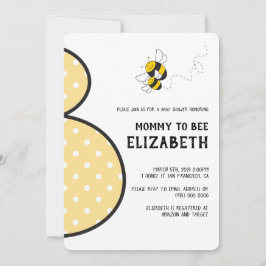 Mommy to be bumblebee Baby Dusche Einladung