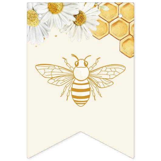 Mommy to be Bumblebee Honey Baby Dusche Sprinkle Wimpelkette (Erste Fahne)