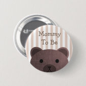 Mommy to be Button Bear Woodlands Thema (Vorne & Hinten)