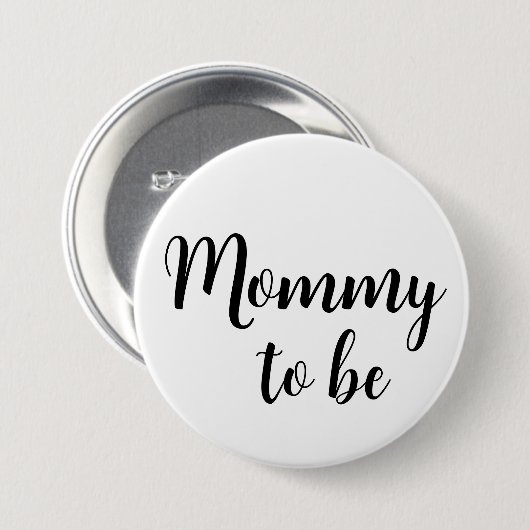 Mommy to be Button Button (Vorne & Hinten)