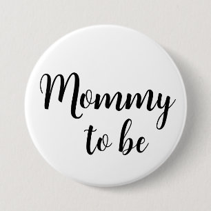 Mommy to be Button Button
