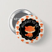 Mommy to be Button Woodlands Theme (Vorne & Hinten)