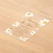 Mommy to be Daisy Akryllic Einladung (Ablage )