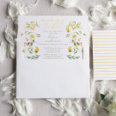 Mommy to be Elegant Floral Baby Shower Einladung