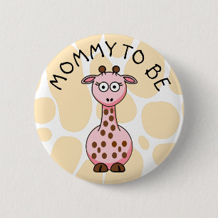 Mommy to be Giraffe Baby Shower Schaltfläche Button