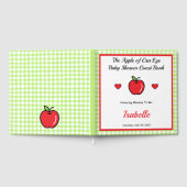 Mommy To Be Guest Book – The Apple of Our Eye Baby Gästebuch (Voll)