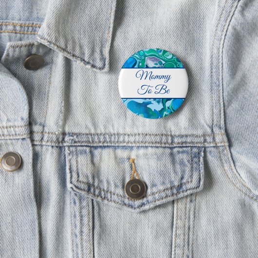 Mommy to be | Kinderdusche Button (Beispiel)