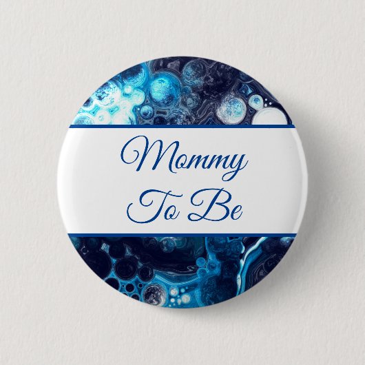 Mommy to be | Kinderdusche Button (Vorderseite)