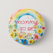 Mommy to be | Kinderduschtaste Button (Vorderseite)