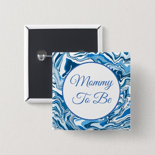 Mommy to be | Kinderduschtaste Button (Vorne & Hinten)