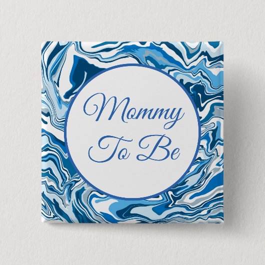 Mommy to be | Kinderduschtaste Button (Vorderseite)