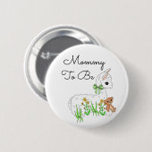 Mommy to be Llama with Teddy Bar Button (Vorne & Hinten)