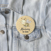 Mommy to be New Mother Honeybee Bee Baby Shower Button (Beispiel)